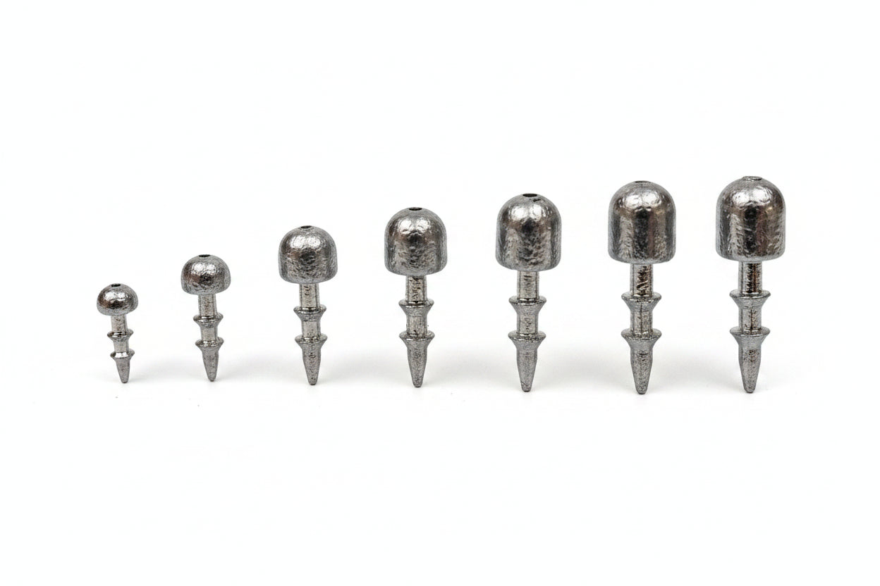 Powder-coated Urchin head weights